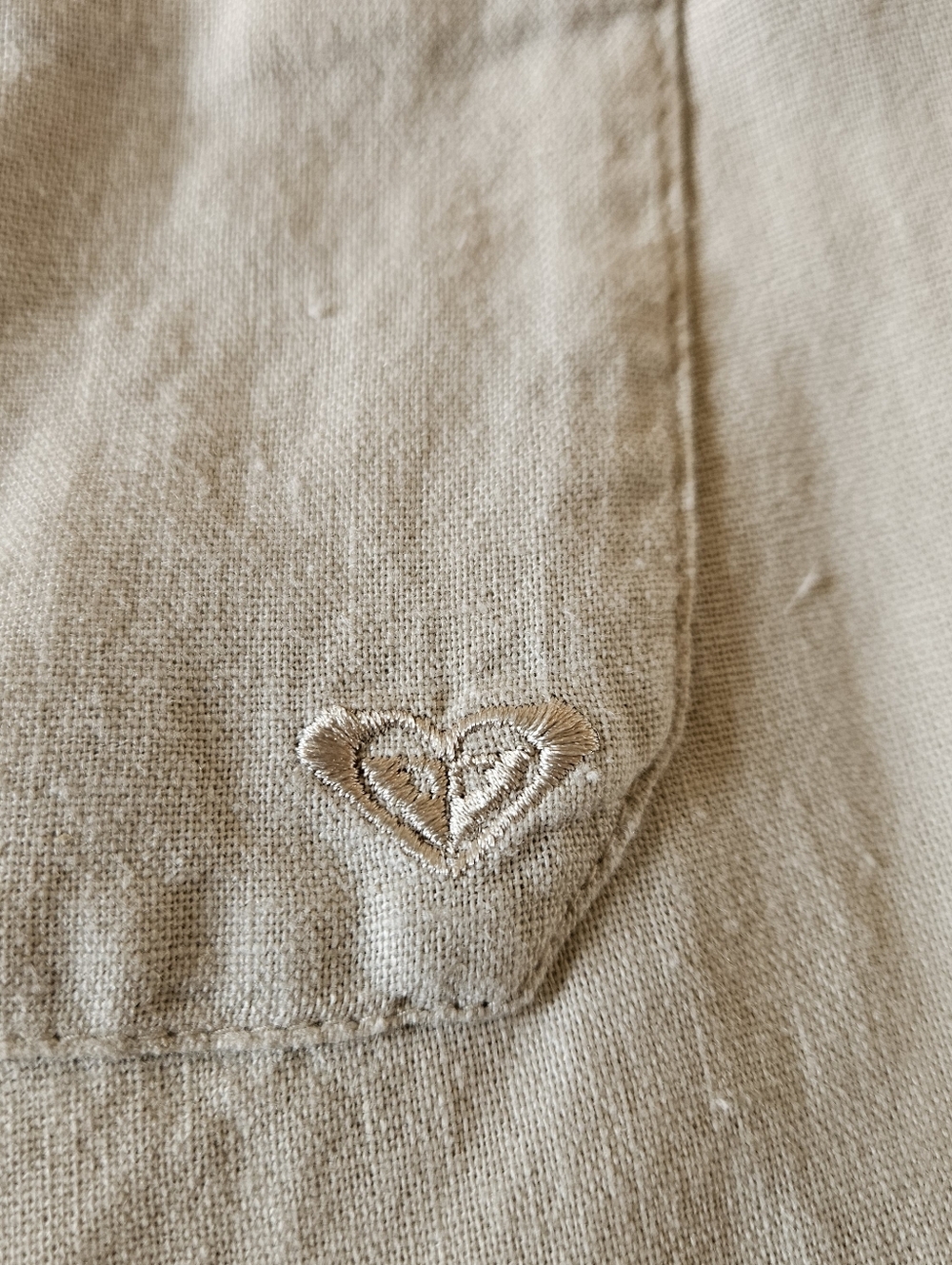 Roxy Lightweight Drawstring Linen Blend Pants XS - Picture 4 of 9